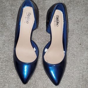 Mossimo Metallic Blue Pumps